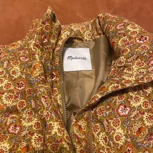 Madewell Puff Jacket, floral